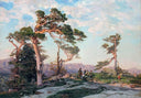 The Guadarrama mountain range by Martín Rico y Ortega — hand-painted botanical oil painting reproduction on canvas