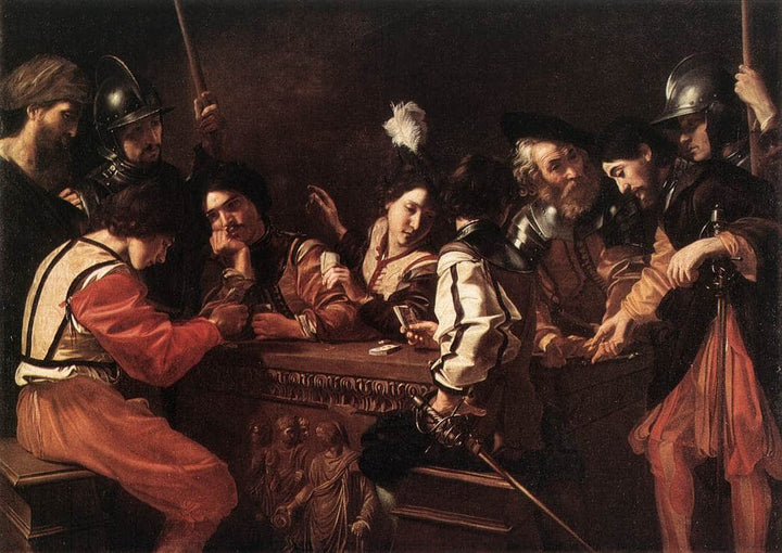 The Guard Room by Nicolas Tournier — hand-painted portrait oil painting reproduction on canvas