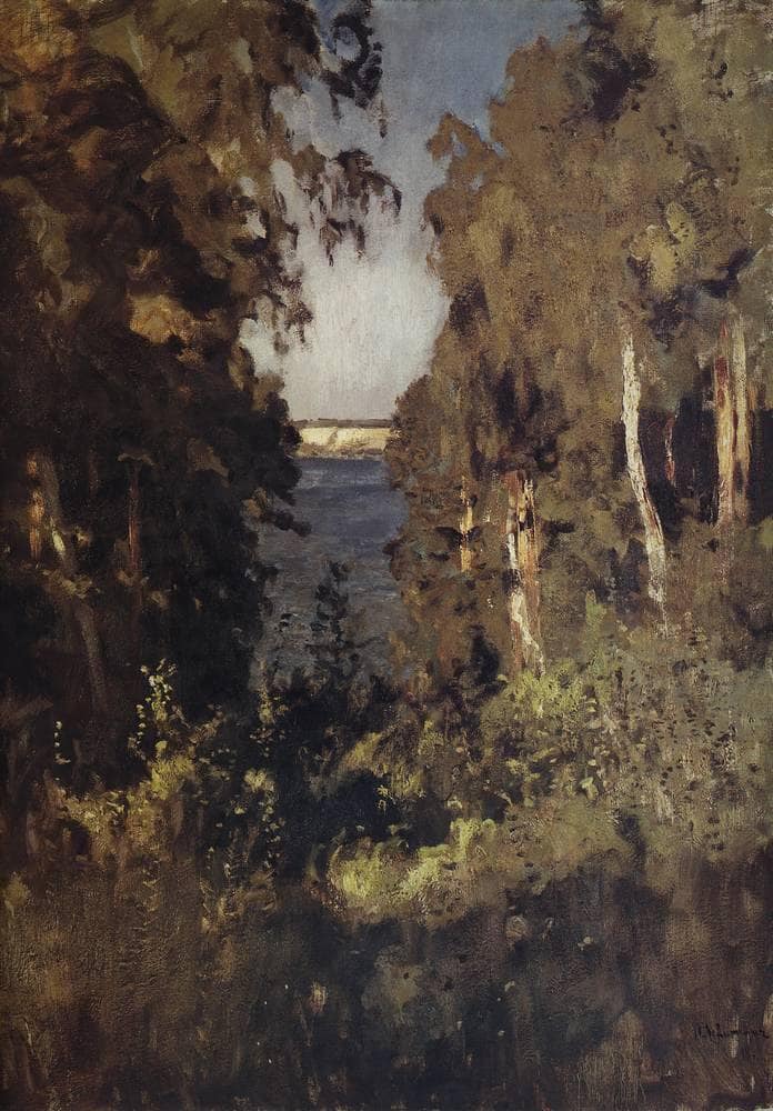 The Gully by Isaac Levitan — hand-painted landscape oil painting reproduction on canvas