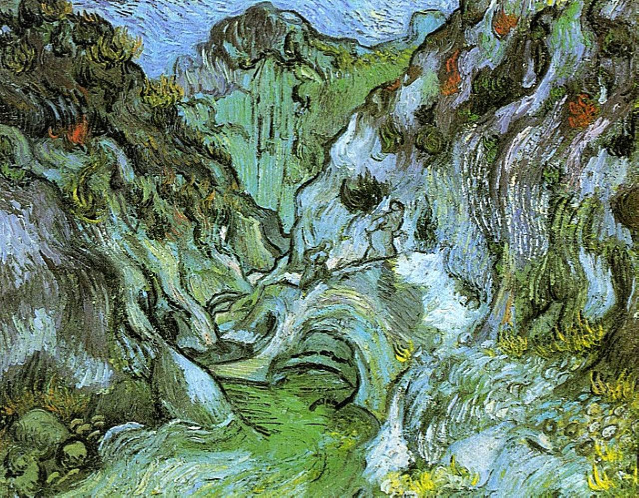 The gully Peiroulets - Vincent van Gogh