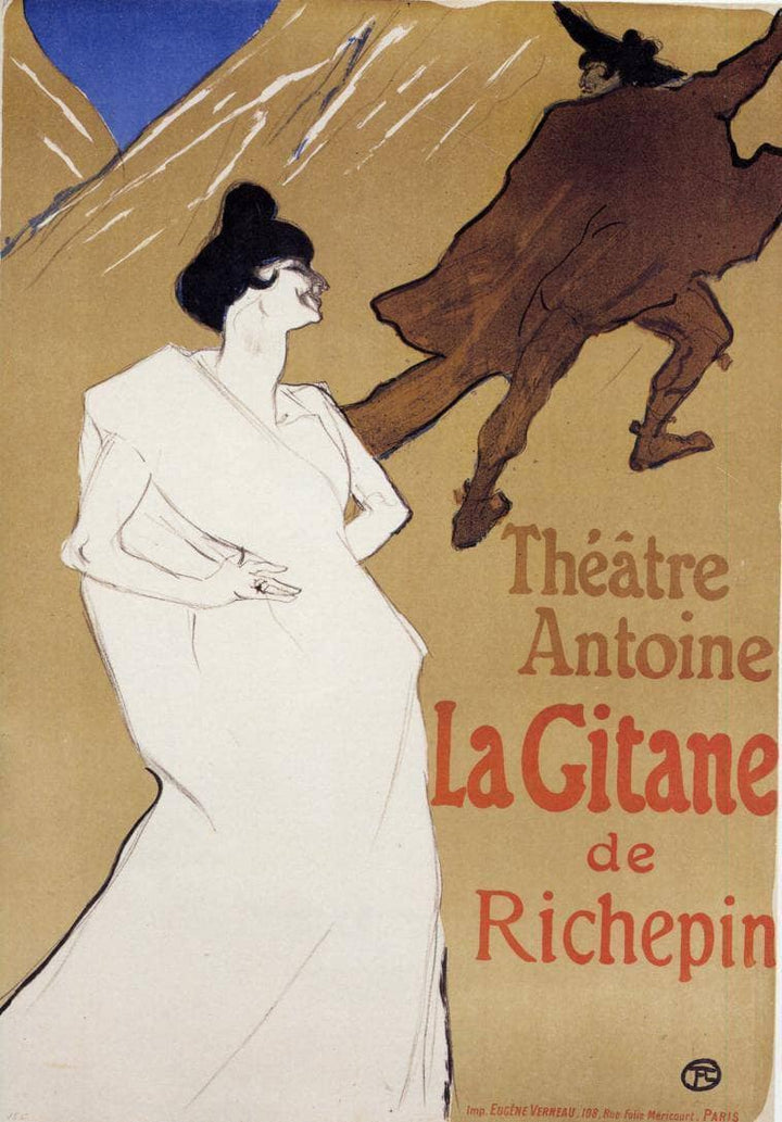 The Gypsy by Henri de Toulouse-Lautrec — hand-painted cultural oil painting reproduction on canvas