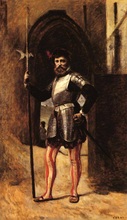 The Halberdsman - Camille Corot