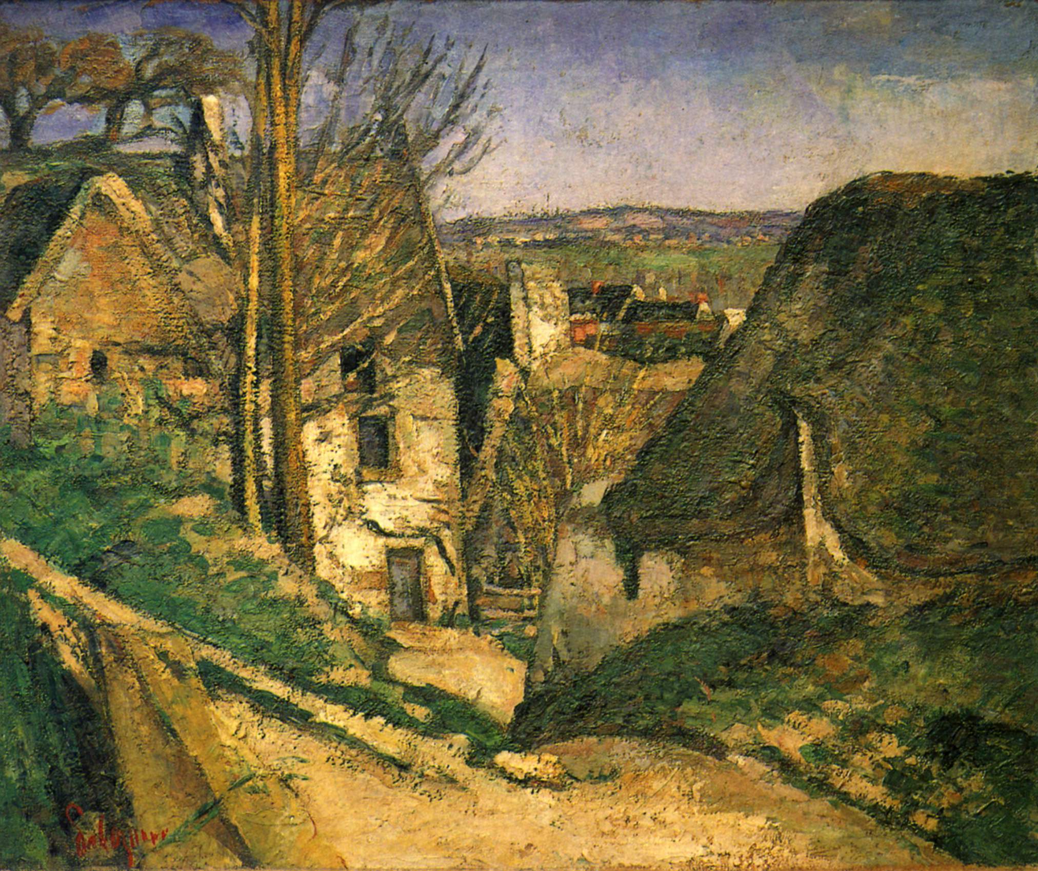 The Hanged Man's House in Auvers (The House of the Suicide) - Paul Cezanne