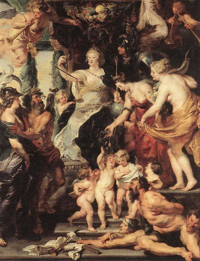 The Happiness of the Regency by Peter Paul Rubens — hand-painted cultural oil painting reproduction on canvas