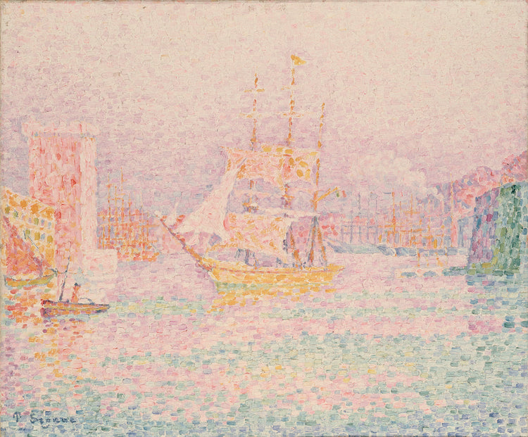 The Harbour at Marseilles - Paul Signac