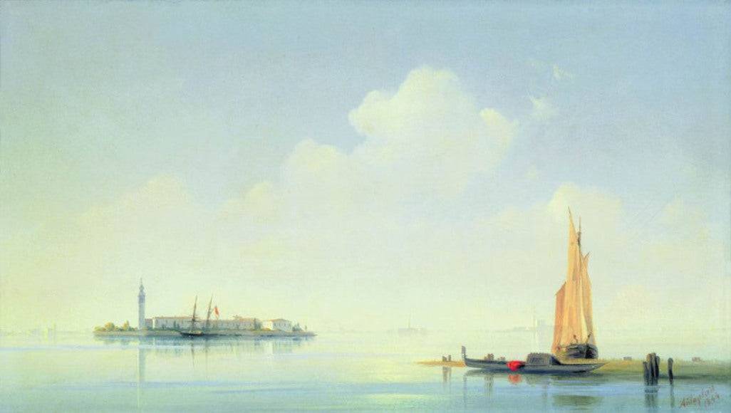 The harbour of Venice, the island of San Georgio - Ivan Aivazovsky