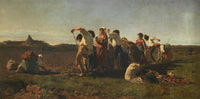 The harvest in the Roman Countryside
