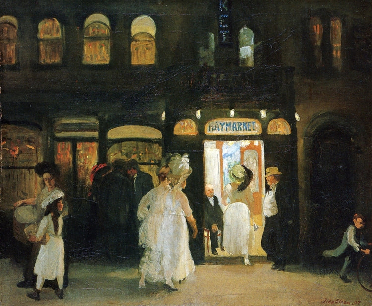 The Haymarket - John French Sloan