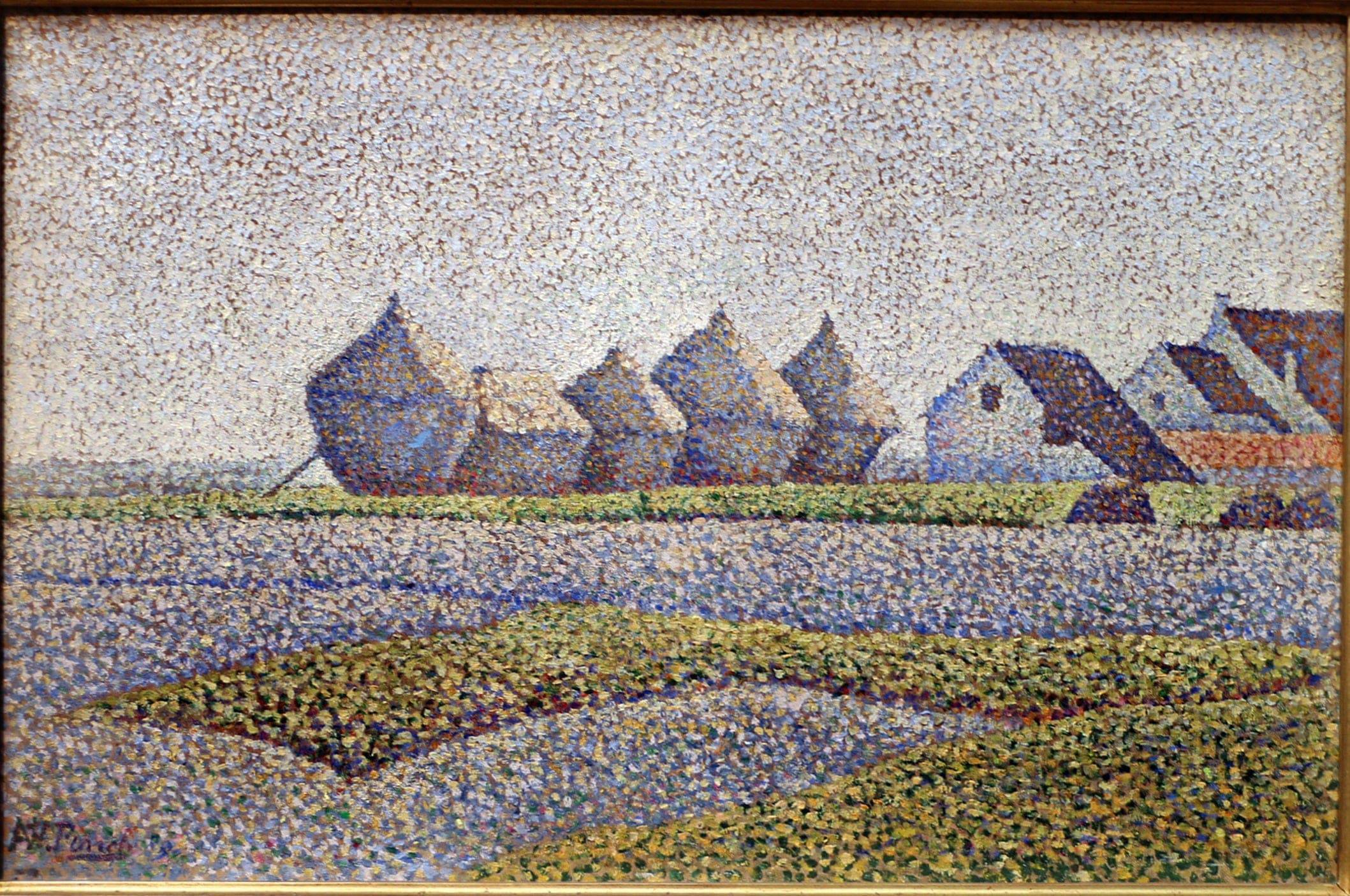 The Haystacks - Alfred William Finch