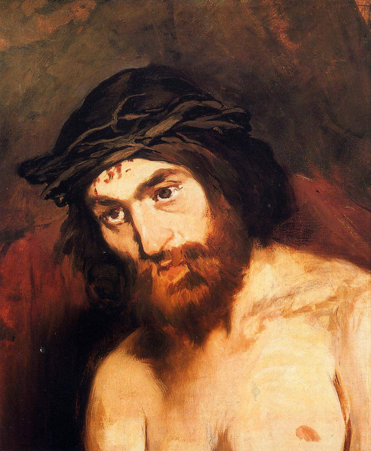 The head of Christ - Edouard Manet