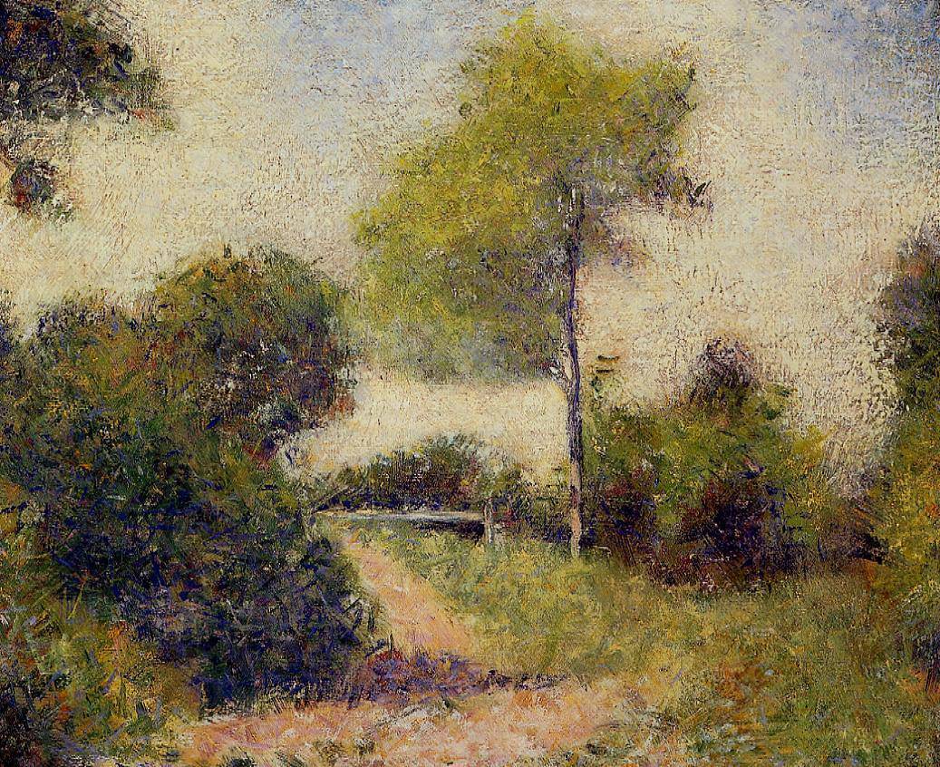 The Hedge (also known as The Clearing) - Georges Seurat