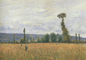 The Hills of La Bouille - Alfred Sisley