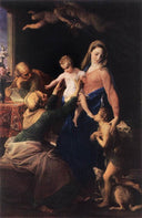 The Holy Family by Pompeo Batoni — hand-painted animal oil painting reproduction on canvas