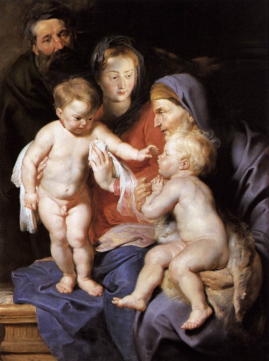 The Holy Family with St. Elizabeth and the Infant St. John the Baptist