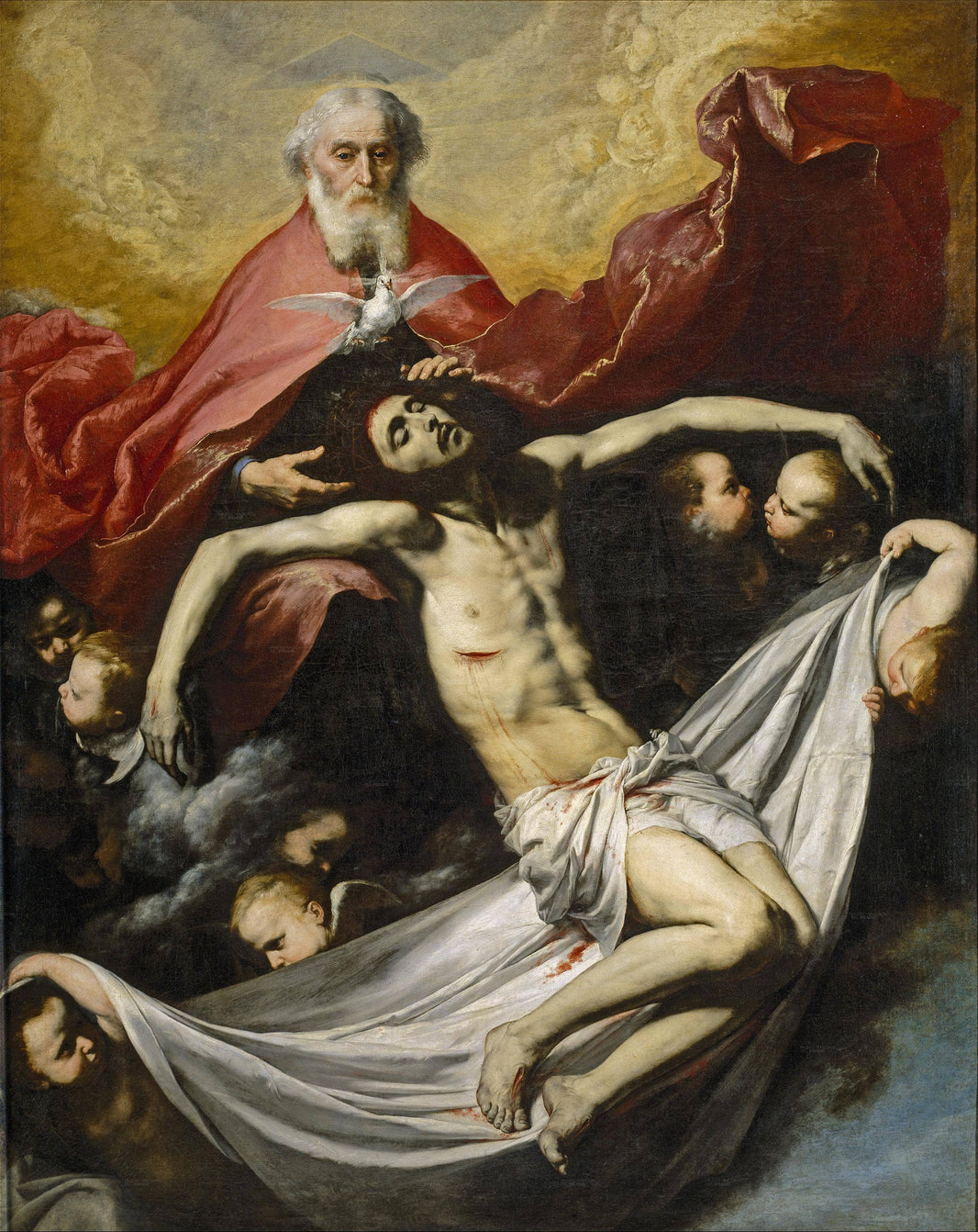 The Holy Trinity by Jusepe de Ribera — hand-painted cultural oil painting reproduction on canvas