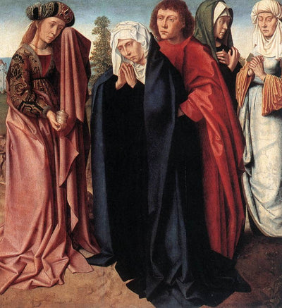 The Holy Women and St. John at Golgotha in hallway