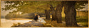 The honeymoon by Telemaco Signorini, fishing oil painting wall art, Realism