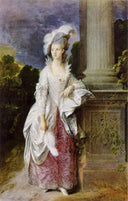 The Honorable Mrs. Graham by Thomas Gainsborough — male oil painting wall art, Rococo