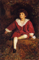 The Honourable John Nevile Manners by John Everett Millais, female oil painting wall art, Realism