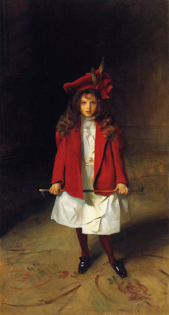The Honourable Victoria Stanley by John Singer Sargent, hand-painted portrait oil painting reproduction on canvas
