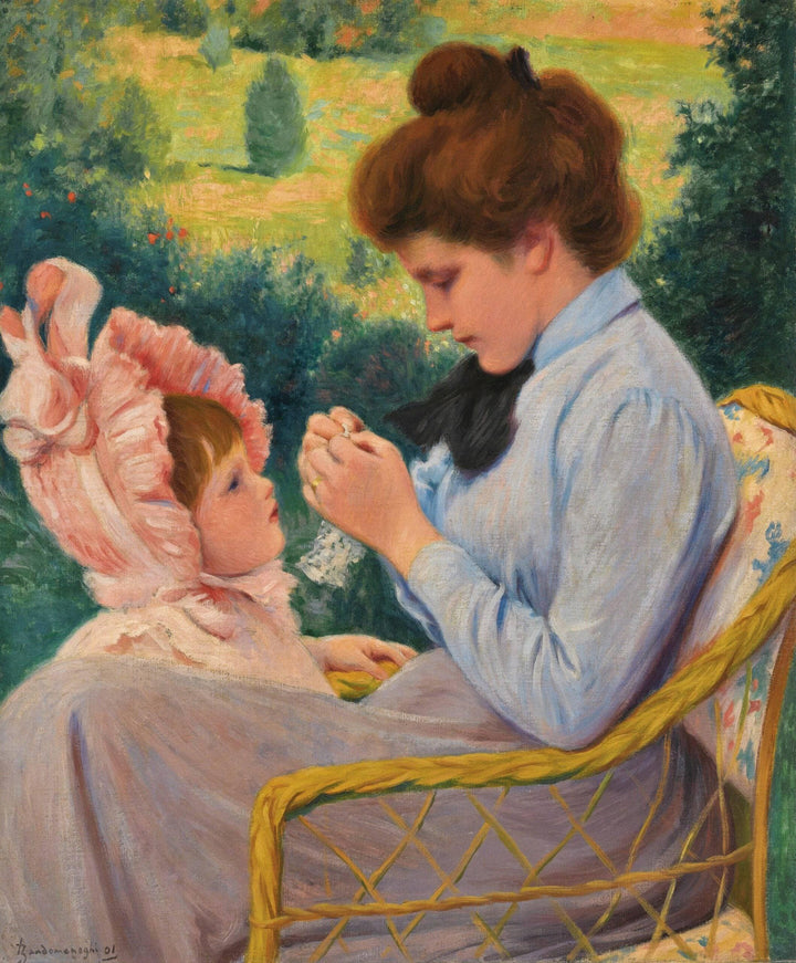 The hook by Federico Zandomeneghi — hand-painted portrait oil painting reproduction on canvas