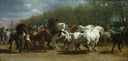 The Horse Fair by Rosa Bonheur, horse oil painting wall art, Realism