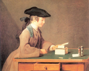 The House of Cards - Jean-Baptiste-Simeon Chardin