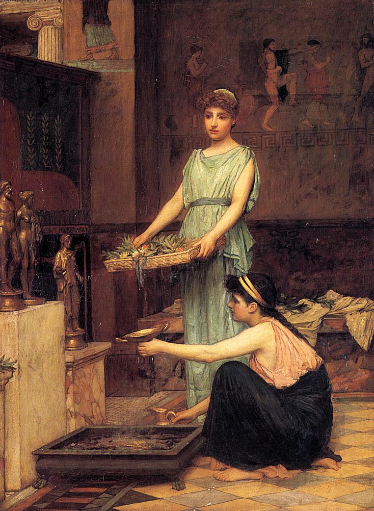 The Household Gods - John William Waterhouse