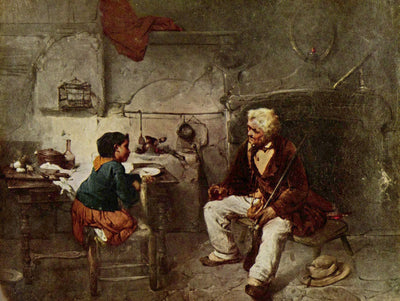 The hunter by Domenico Induno — oil painting reproduction