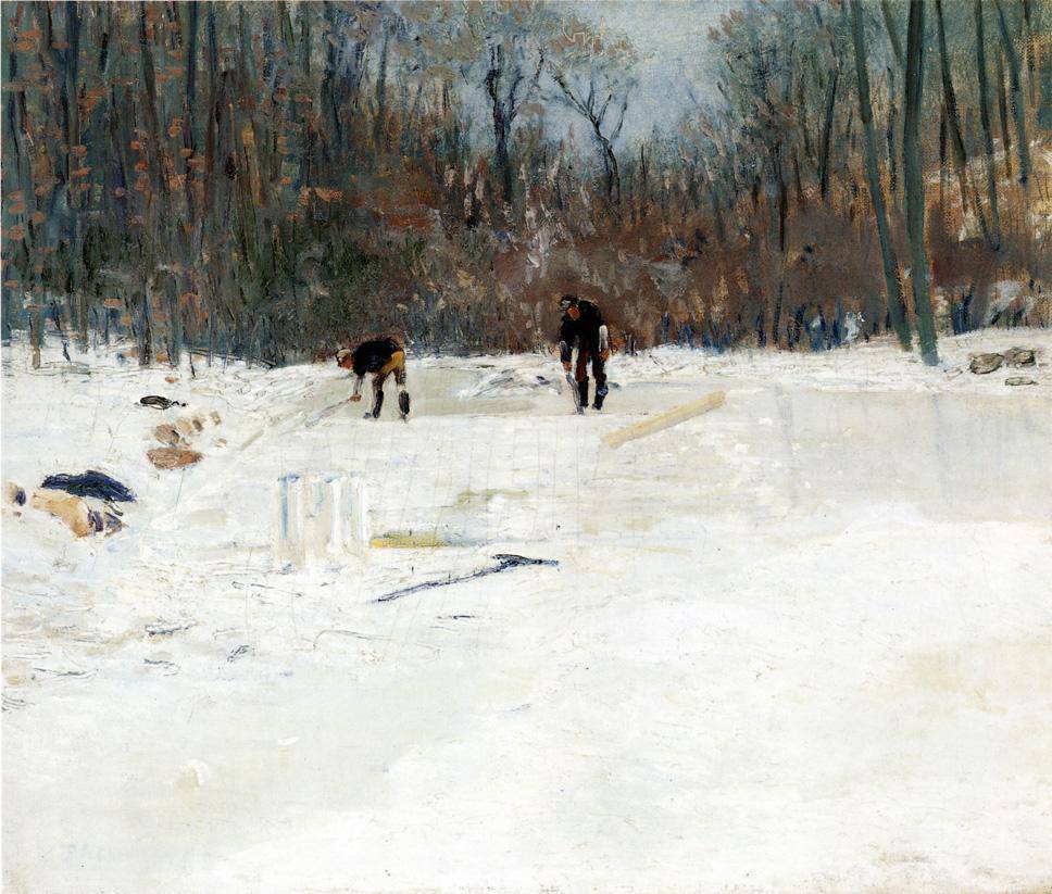 The Ice Cutters - Julian Alden Weir