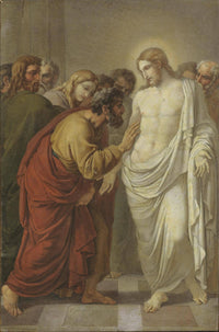 The incredulity of Saint Thomas by Vincenzo Camuccini — hand-painted cultural oil painting reproduction on canvas