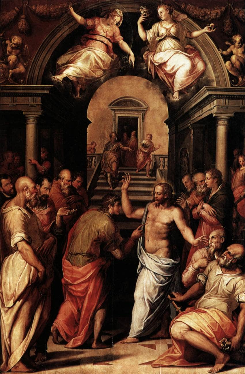 The Incredulity of St. Thomas - Giorgio Vasari