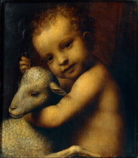 The infant Jesus with a Lamb