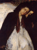 The Invalid by Edgar Degas — male oil painting wall art, Impressionism