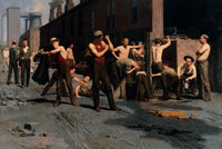 The Ironworkers' Noontime by Thomas Pollock Anshutz — hand-painted cultural oil painting reproduction on canvas