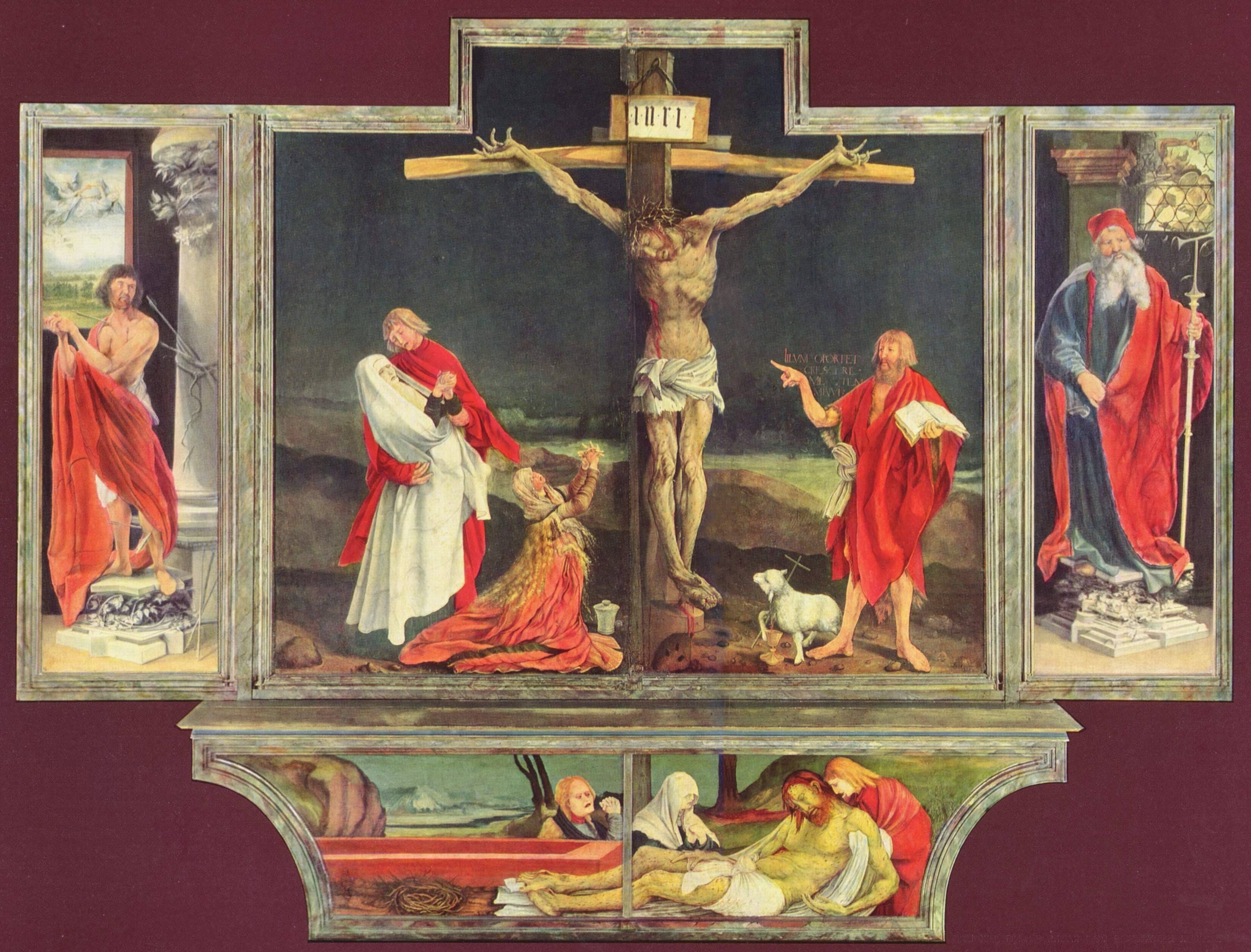 The Isenheim Altarpiece (1st face) - Matthias Grünewald