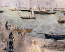 The Isle of Wight by Berthe Morisot — hand-painted nautical oil painting reproduction on canvas