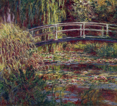 The Japanese Bridge (The Water-Lily Pond, Symphony in Rose)