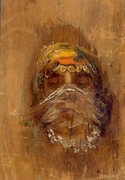 The jester (back) in study