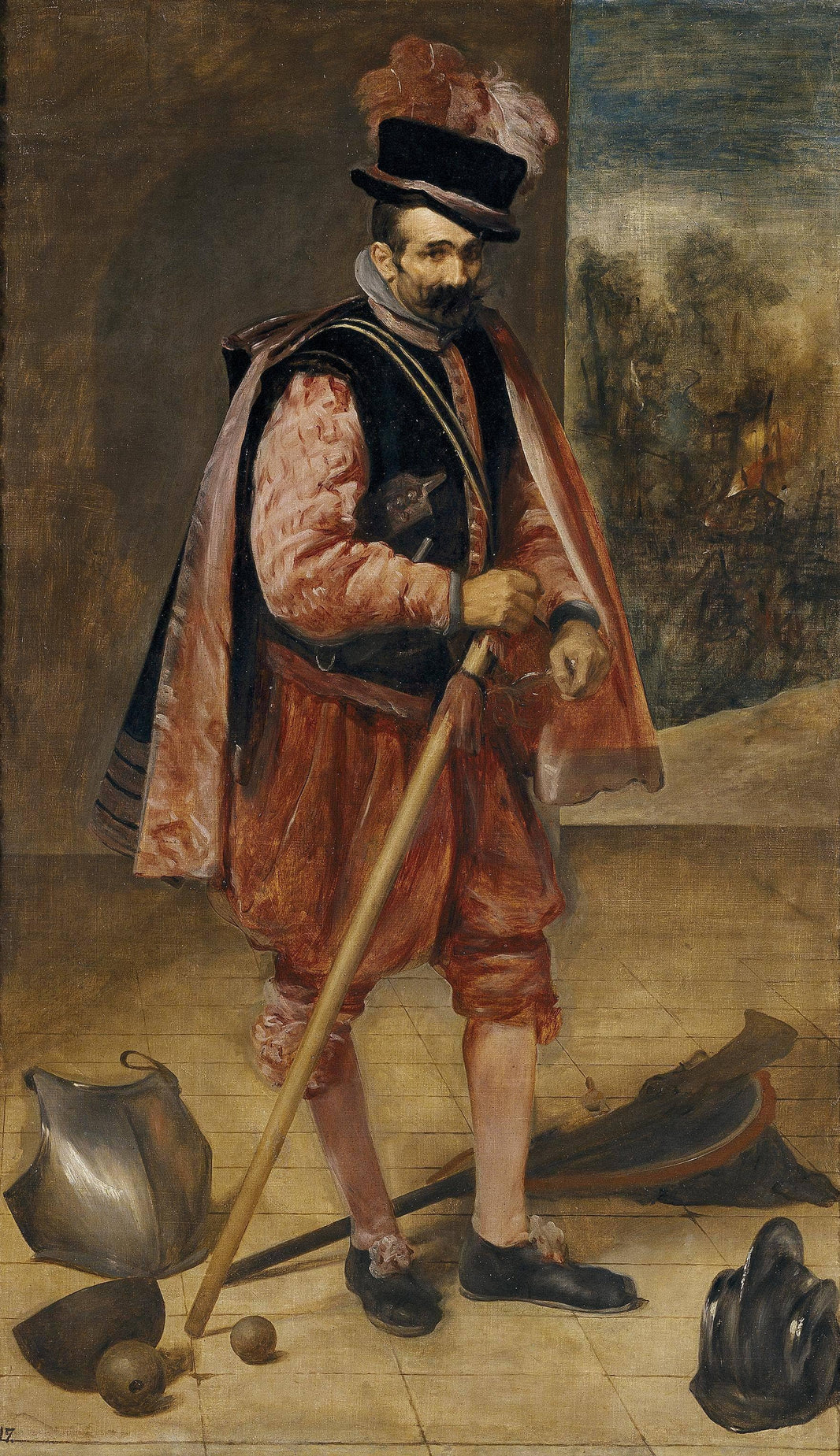 The Jester Don Juan of Austria by Diego Velazquez — hand-painted portrait oil painting reproduction on canvas
