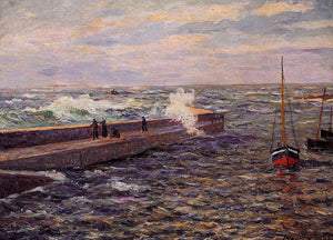 The Jetty at Pontivy - Maxime Maufra