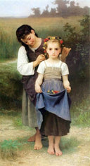 The Jewel of the Fields by William-Adolphe Bouguereau — vintage oil painting wall art, Academicism
