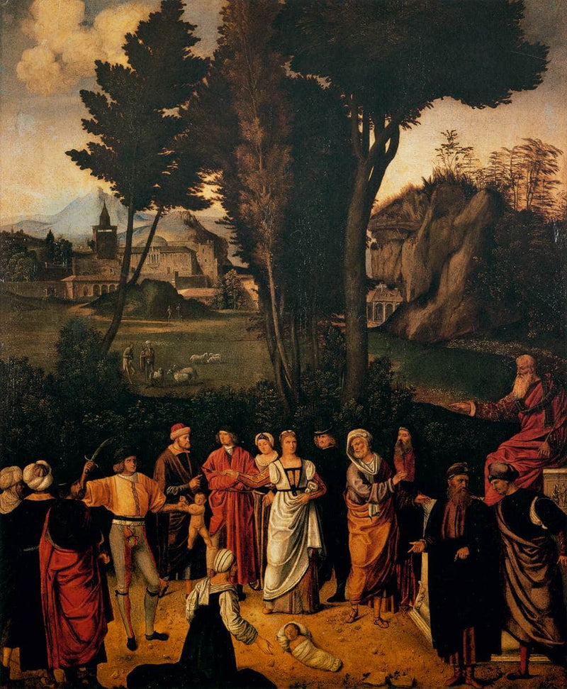 The Judgement of Solomon on gallery wrap
