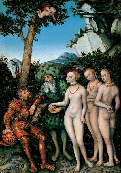 The Judgment of Paris - Lucas Cranach the Elder