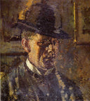 The Juvenile Lead (Self Portrait) by Walter Sickert — hand-painted portrait oil painting reproduction on canvas
