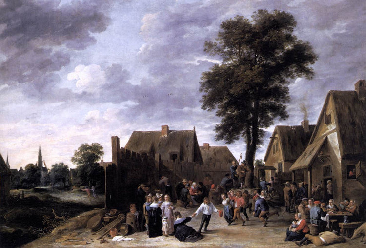 The Kermess at the Half Moon Inn - David Teniers the Younger