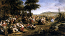 The Kermesse by Peter Paul Rubens — rural oil painting wall art, Baroque