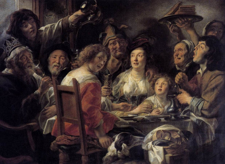 The King Drinks - Jacob Jordaens