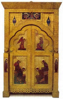 The King's Gate with the gate canopy by Nicholas Roerich — hand-painted cultural oil painting reproduction on canvas