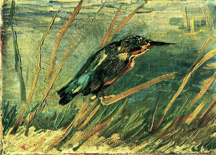 The Kingfisher by Vincent van Gogh — hand-painted animal oil painting reproduction on canvas